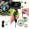 Vidéoscope COMPETITION HD avec sonde de caméra frontale flexible 180° et 0° Ø 6,0 mm - KSTools | 512.4600