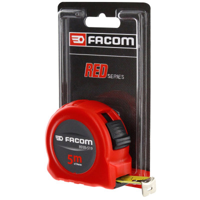Mesure 5 m avec blocage, ruban nylon 19 mm, double faces - FACOM | 893B.519PB