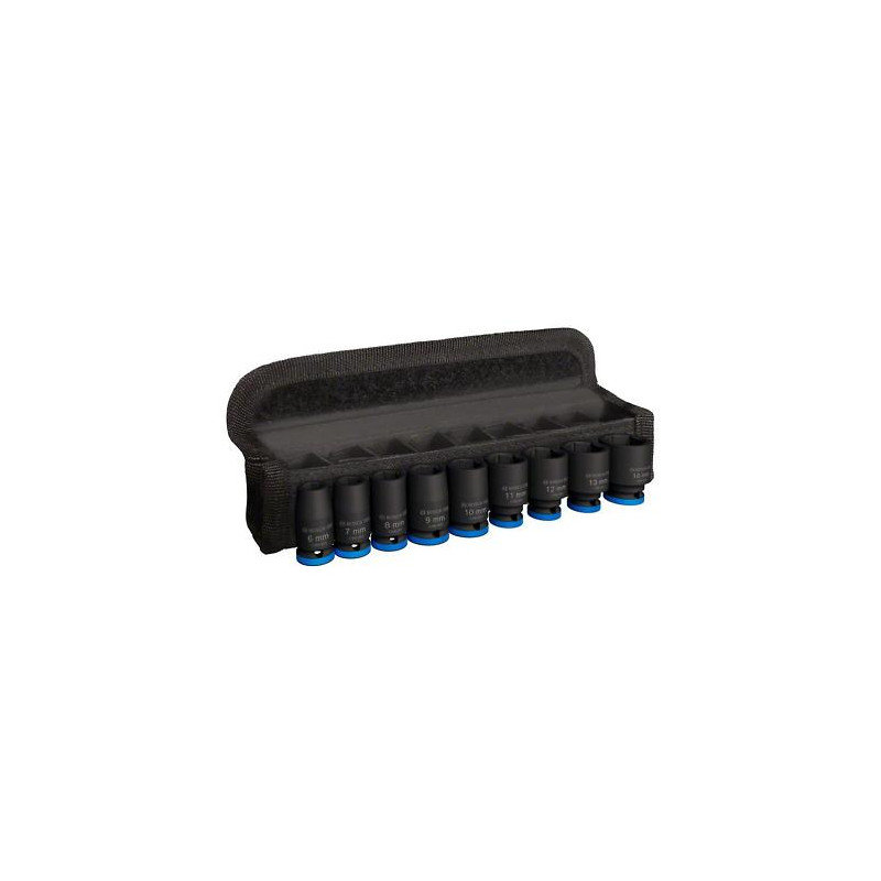 Set de 9 Douilles Impact PRO 6-14 25MM BOSCH | 2608003034