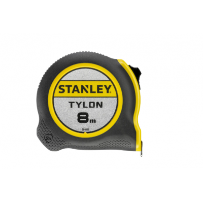 MÈTRE A RUBAN MESURE 8M X 25MM BI MATIÈRE TYLON STANLEY 0-30-657