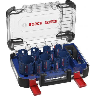 Coffret 11 Scies trépans EXPERT Carbure Multi matériaux Ø20 à 76mm - BOSCH | 2608901908