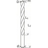 2608596310 Mèches hélicoïdales à bois Standard Accessoire Bosch pro outils