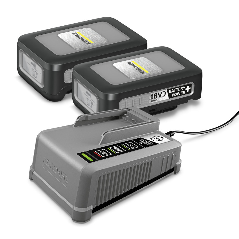 Batterie et chargeur Kit Starter batterie Power+ 18/30 - Kärcher | 2.445-072.0