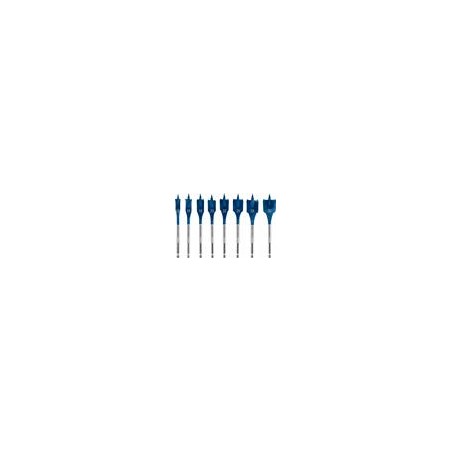 Mèche plate Expert Cut Speed 12/16/18/20/22/25/28/32 mm 8 pces - BOSCH | 2608902111