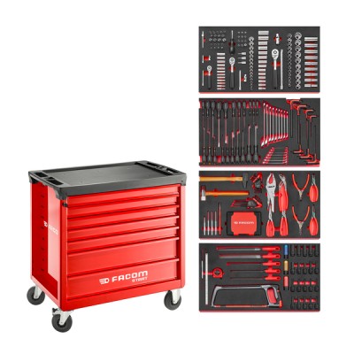 SERVANTE START M4 + COMPO OUTILLAGE 450 PIECES EN MODULES MOUSSES - FACOM | START.M4ACM