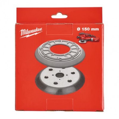 Plateau 150mm ROS150 (x1) 6 trous - Blister - Milwaukee | 4932430145