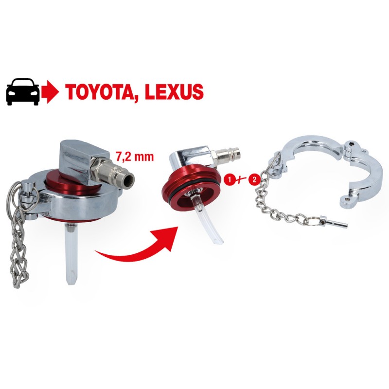 Adaptateur universel de manchon de purge pour Toyota et Lexus - KSTools | 160.0719