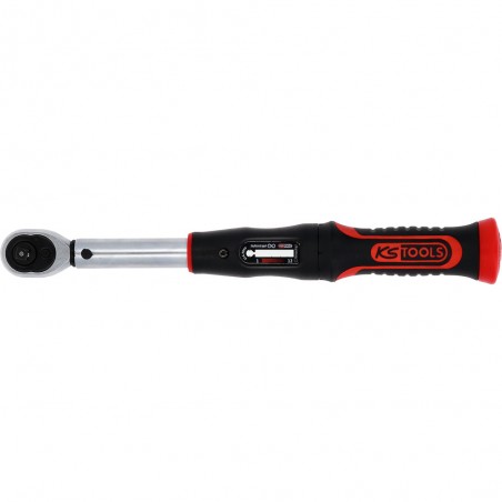 Clé dynamométrique à cliquet réversible INFINITOOL 1/4'', 5-25 Nm - KSTools | 516.9012