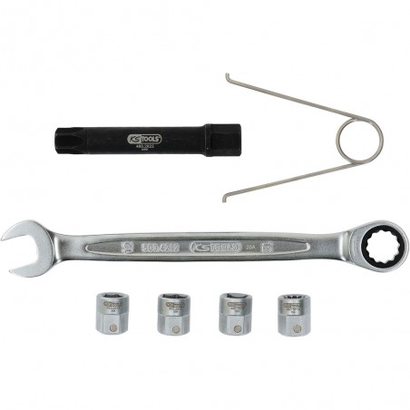 Clé mixte spécifique pour étriers de frein WABCO et Knorr, 7 pcs - KSTools | 460.2620