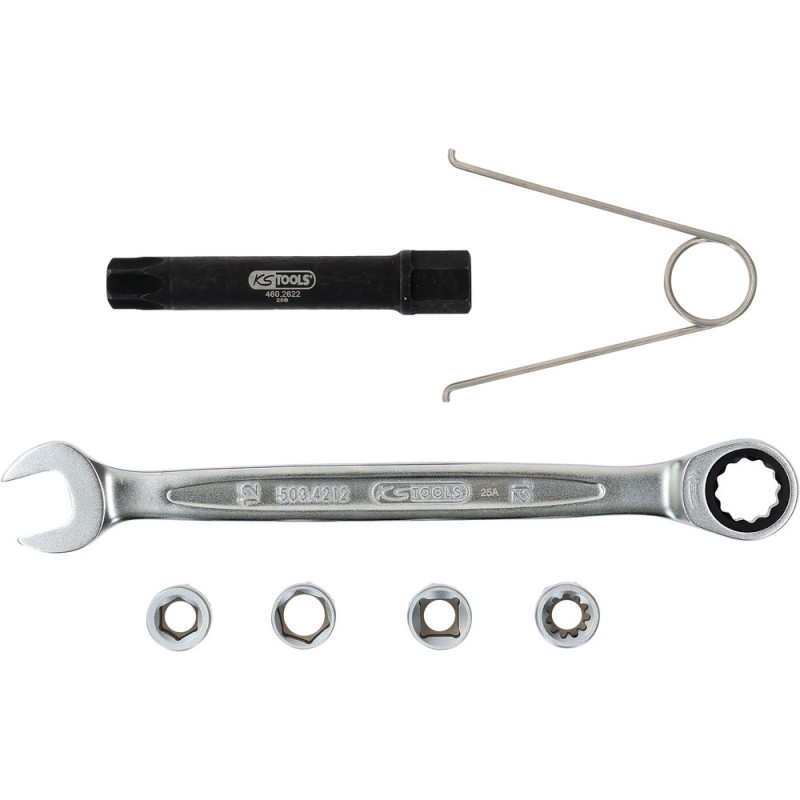 Clé mixte spécifique pour étriers de frein WABCO et Knorr, 7 pcs - KSTools | 460.2620