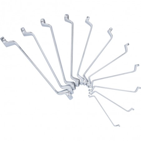 Clé polygonale contre-coudée, 11 pcs. 6-32mm - KSTools | 517.0222