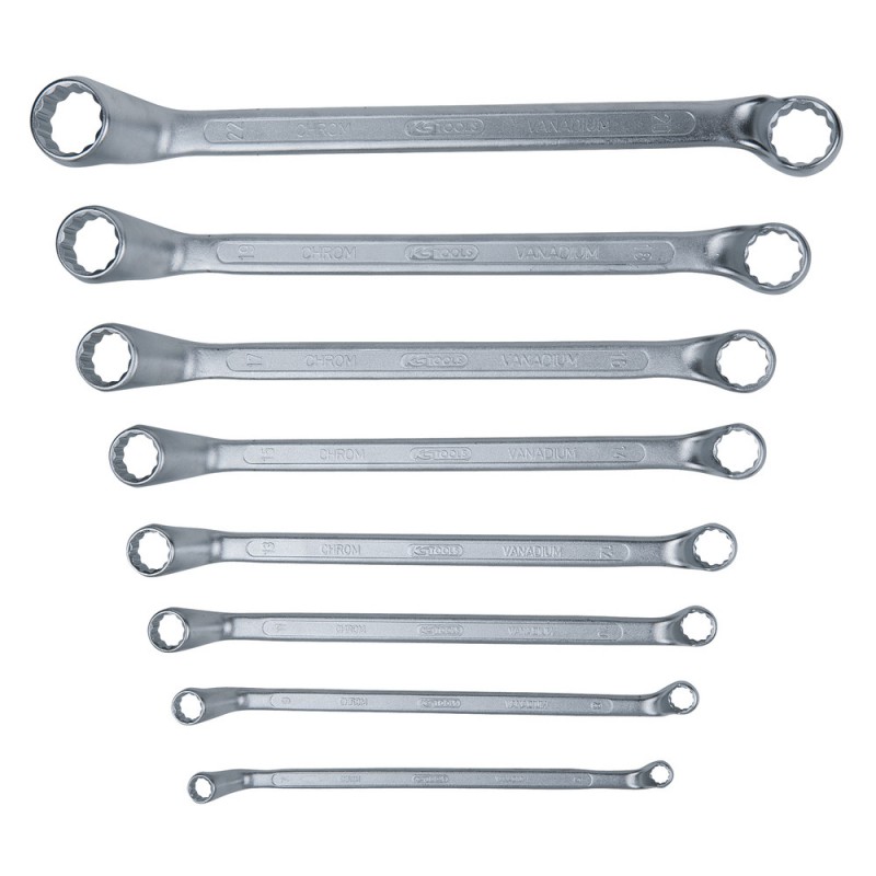 Clé polygonale contre-coudée, 8 pcs. 6-22mm - KSTools | 517.0248