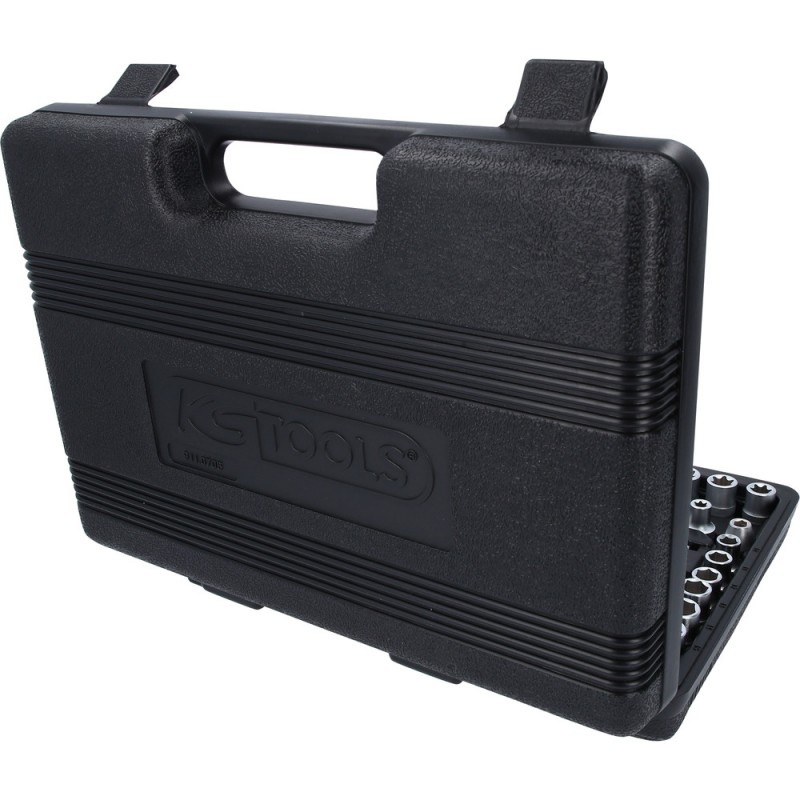 Coffret de douilles 1/4'' + 1/2'', 108 pcs. - KSTools | 911.0708