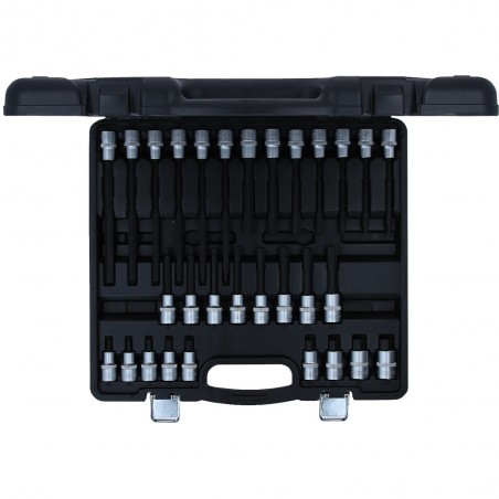 Coffret de douilles tournevis 1/2'' 6 pans, 30 pcs - KSTools | 911.4510