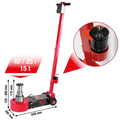 Cric hydropneumatique Performance, 40/25/15 t - KSTools | 160.1080