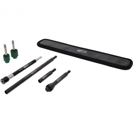 Jeu d’outils de nettoyage de siège de soupape pour jantes en alu, 7 pcs - KSTools | 100.5100