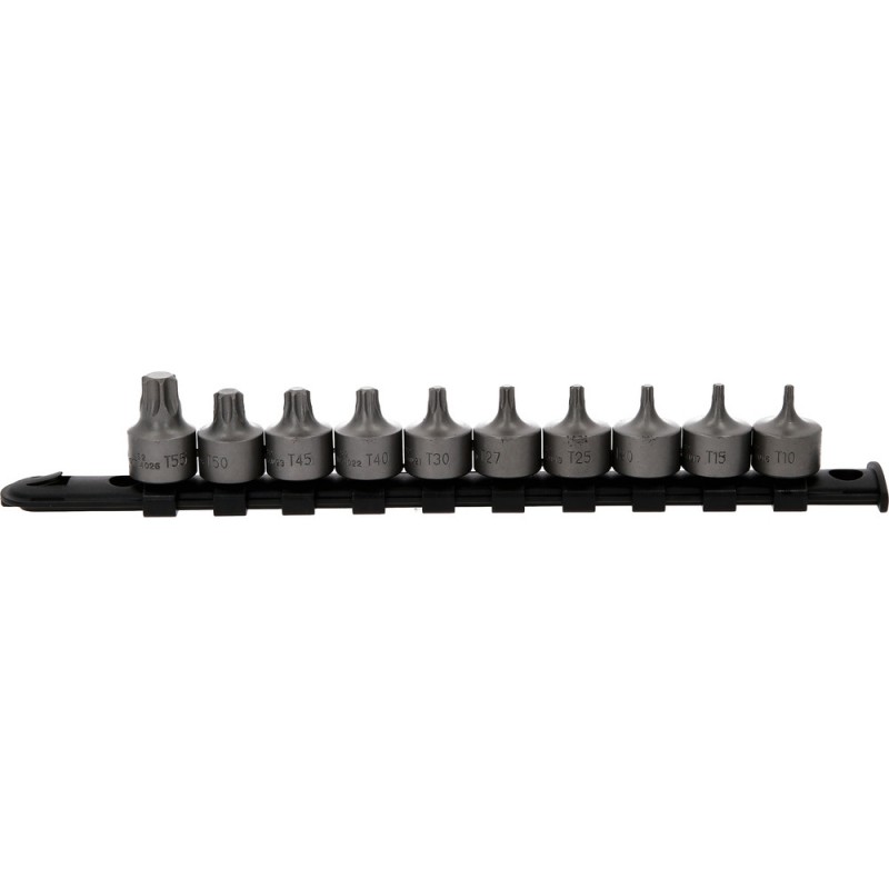 Jeu de douilles à embout 3/8''  TORX, courtes, 10 pcs, T10-T55 - KSTools | 917.4015