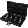 Jeu de douilles pour bougies d’allumage 3/8'' , 4 pcs, magnétiques avec articulation - KSTools | 517.1145