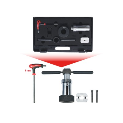 Outils de montage à compresseur de ressort pour amortisseurs, 7 pcs. - KSTools | 150.9545