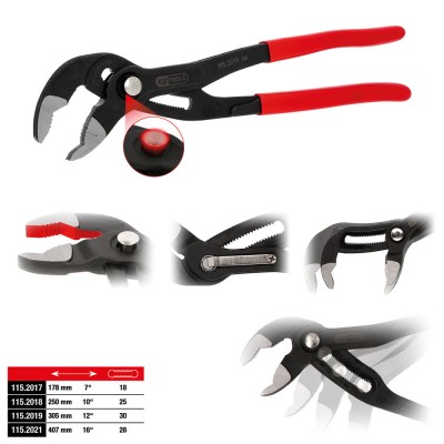 Pince multiprises à verrouillage, 407 mm - KSTools | 115.2021