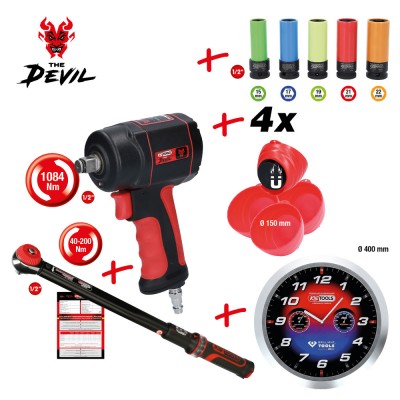 Pneumatiques / roues offre promotionnelle The miniDevil, 12 pcs - KSTools | 515.2101