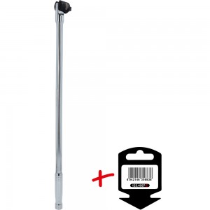 Poignée articulée longue 1/2'' CHROMEplus, 655mm  - sur carte - KSTools | 918.1292-E