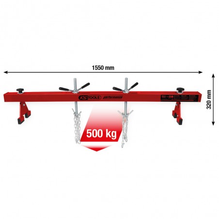 Pont de moteur Performance, 500 kg - KSTools | 160.0265