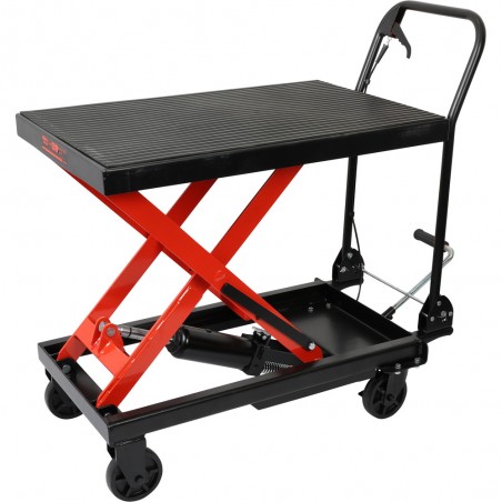 Table de dépose hydraulique Performance  sur roulettes, 500 kg - KSTools | 160.1315