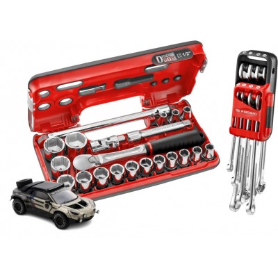 Pack édition limitée OGV GRIP (Jeu de 8 clés mixtes + coffret DBOX 1/2 21 pcs + Alpine miniature) FACOM | S.GRP-EA25