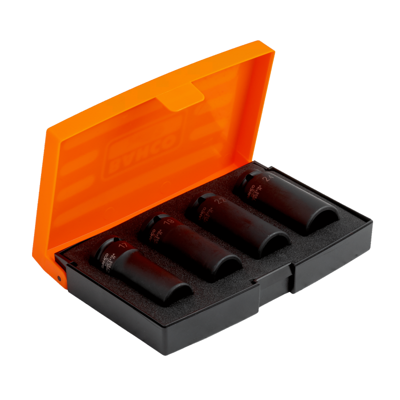 Jeu de douilles 1/2 4 PCS LON - Bahco | K7806M/S4