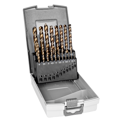 Set Forêts cobalt HSS-E 19PCE - Bahco | 4511-SET-19