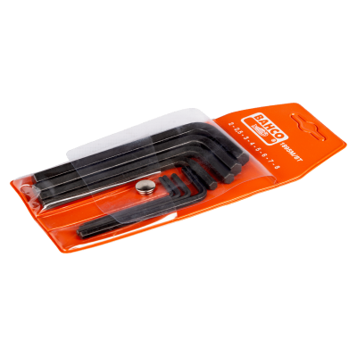 Jeu 8PCS clés male coudée HEX - Bahco | 1995M/8T