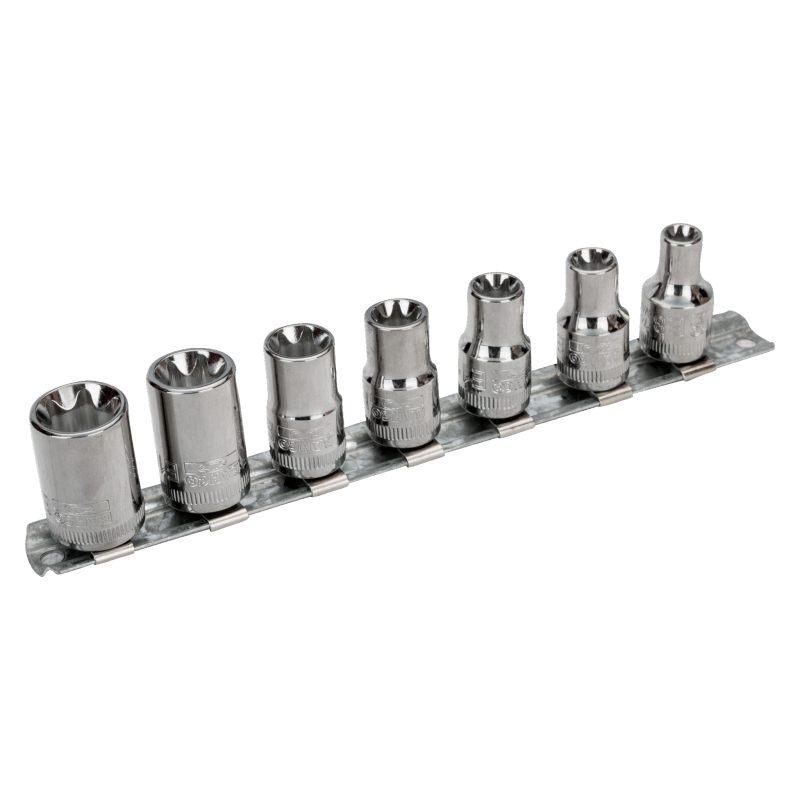 Jeu de douilles TORX sur rail - Bahco | 7400TORX-ER/S7