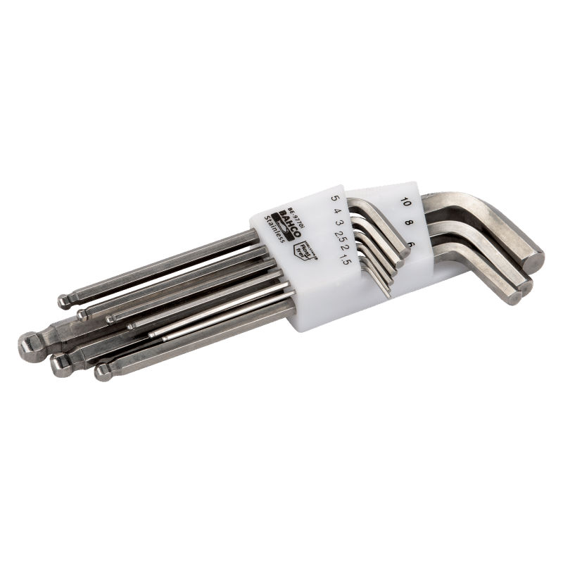 Jeu clés male INOX 9PC - Bahco | BE-9770I