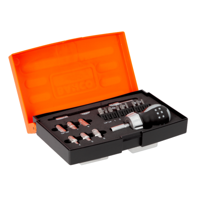 Jeu 18PCS Tournevis boule porte-EM - Bahco | 808050S-18