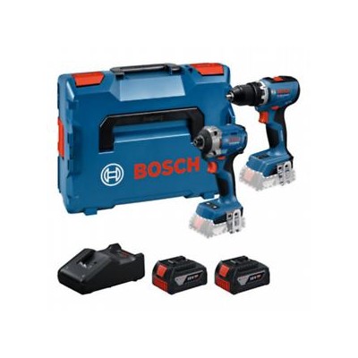 Kit 2 outils : GSR 18v-65 + GDR 18v-215 ( 2x GBA 5,0ah + GAL 18V-40) - BOSCH | 0615A50090