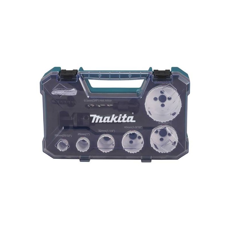 Coffret Makita 6 Scies Cloches Bi-Métal Ø 20, 25, 32, 40, 51, 65mm Makita | D-47139