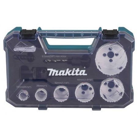 Coffret Makita 6 Scies Cloches Bi-Métal Ø 20, 25, 32, 40, 51, 65mm Makita | D-47139