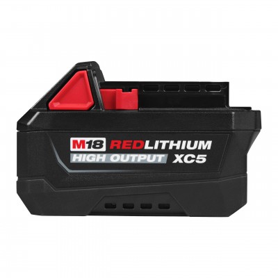 Batterie 18V 5,0Ah HIGH-OUTPUT Red Lithium - M18 HB5 Milwaukee | 4932499042