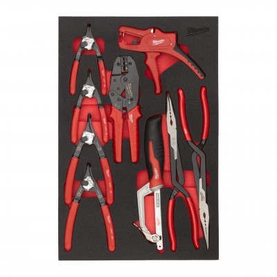 Module servante pince, dénudeur et scie à métaux 9 pcs Milwaukee | 4932502085