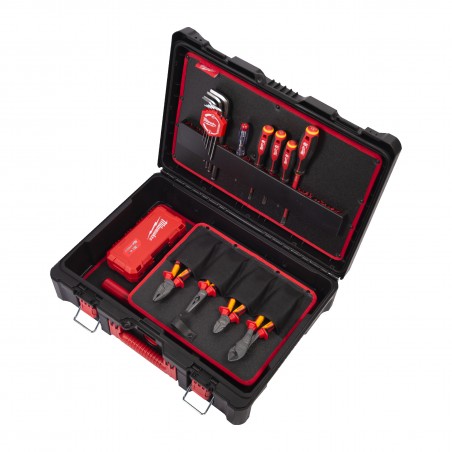 Caisse outils PACKOUT électricien 63pcs Milwaukee | 4932499466